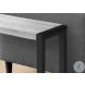 2082 Grey And Black 22" Accent Table