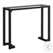 Black 42" Console Table