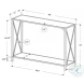 2126 Black 48" Console Table