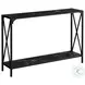 2126 Black 48" Console Table