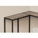 2155 Dark Taupe And Black 36" Console Table