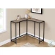 2155 Dark Taupe And Black 36" Console Table