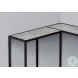 2156 Grey And Black 36" Console Table