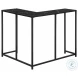 2158 Black Marble 36" Console Table