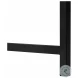 2158 Black Marble 36" Console Table
