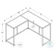 2160 White 36" Console Table