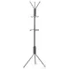 2163 Silver Metal 68" Metal Coat Rack