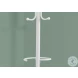 2164 White Metal 68" Metal Coat Rack