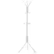 2164 White Metal 68" Metal Coat Rack