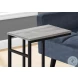 2171 Gray and Black 24" Accent Table