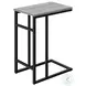 2171 Gray and Black 24" Accent Table