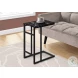 2174 Black Marble 24" Accent Table