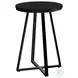 2175 Black 22" Accent Table
