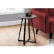 2176 Gray and Black 22" Accent Table