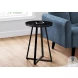2179 Black Marble 22" Accent Table