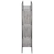 2200 Grey And Black 60" Bookcase