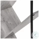 2200 Grey And Black 60" Bookcase