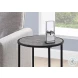 2206 Grey And Black 24" Accent Table