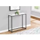 2255 Spacious White Marble 32" Console Table