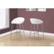 2296 White Bar Stool Set of 2