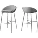 2298 Gray Bar Stool Set of 2