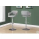 2363 Gray Hydraulic Lift Adjustable Bar Stool