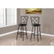 Black Bar Stool Set of 2