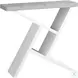 White 36" Console Table