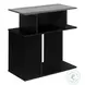 2477 Black And Grey 24" Accent Table