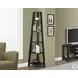 Cappuccino 72" Corner Accent Etagere