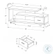 2575 Black And Grey 60"L TV Stand