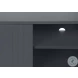 2739 Gray And Black TV Stand