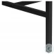 2739 Gray And Black TV Stand