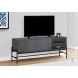 2739 Gray And Black TV Stand
