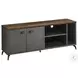 2831 Grey And Brown 60" TV Stand