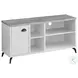 2840 White And Grey 48" TV Stand