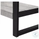 2857 Grey And Black Accent Table