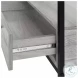 2871 Grey And Black 48" TV Stand