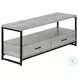2871 Grey And Black 48" TV Stand