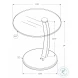 3017 White Bentwood Accent Table