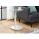 3017 White Bentwood Accent Table