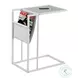 3067 White Metal Accent Table