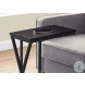 3247 Black 25" Accent Table