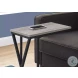 3248 Grey And Black 25" Accent Table
