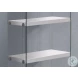 Glossy White Hollow-Core 60" Bookcase