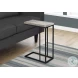 3404 Grey And Black Accent Table