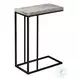 3404 Grey And Black Accent Table