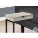 3407 Grey And Black Accent Table