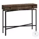 3453 Brown And Black Console Table