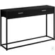 Black Metal 48" Console Table